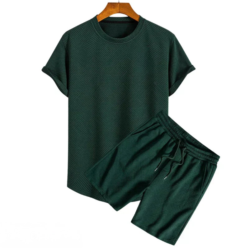 Men's Casual Summer Set – T-Shirt and Shorts