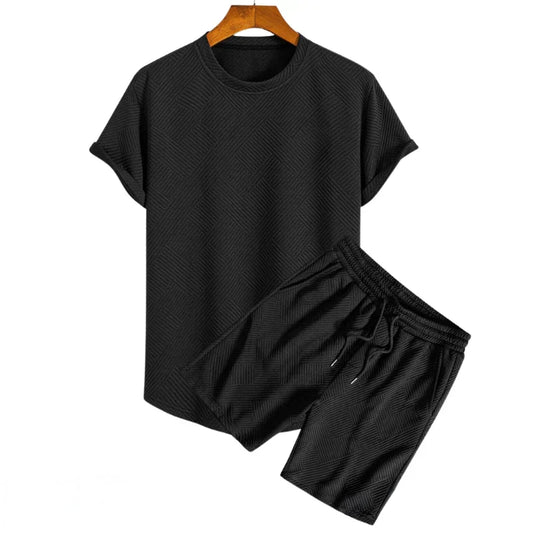 Men's Casual Summer Set – T-Shirt and Shorts